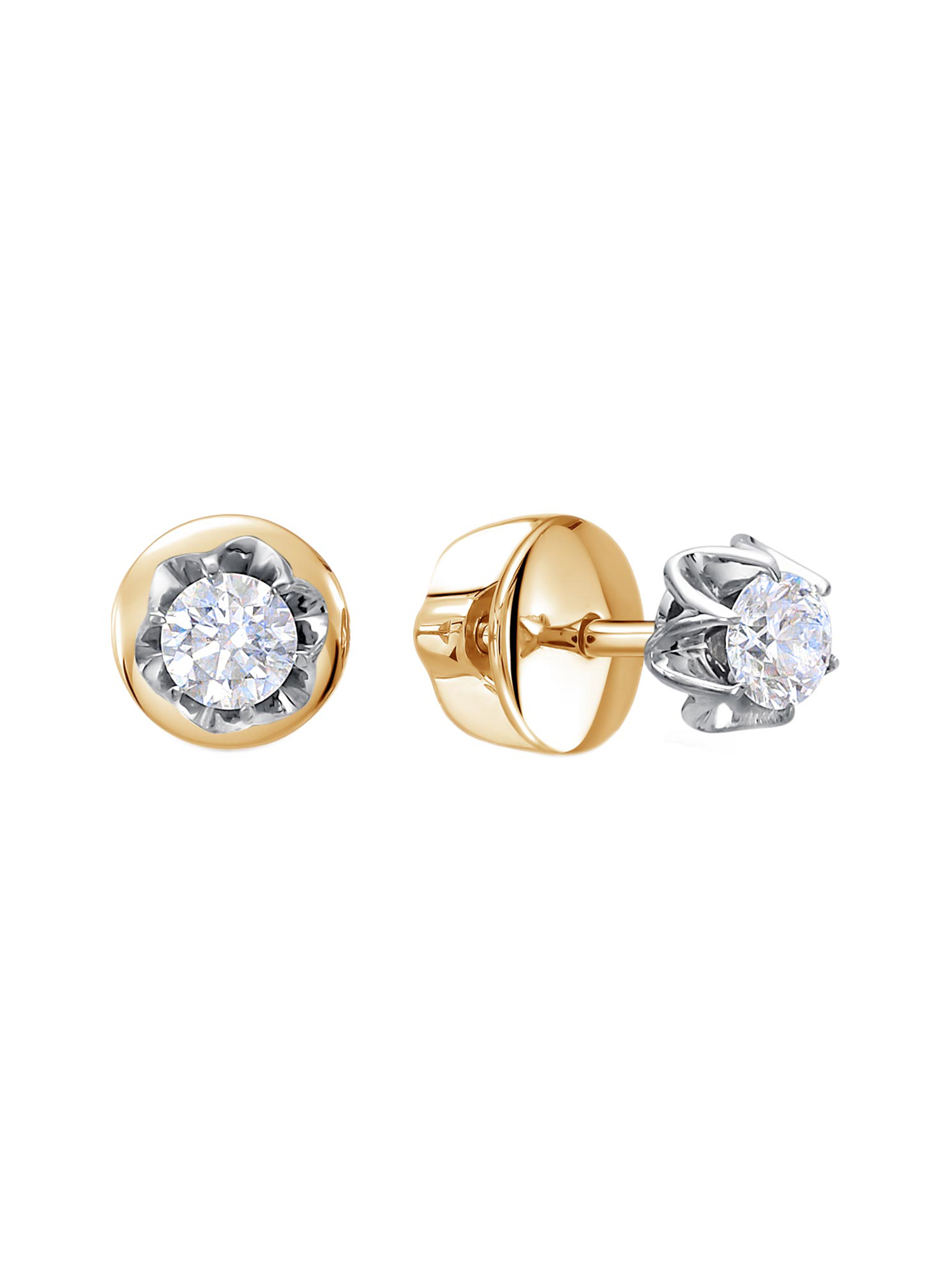 

Серьги из красного золота с бриллиантами Azamant jewelry 05-01-034, 05-01-034