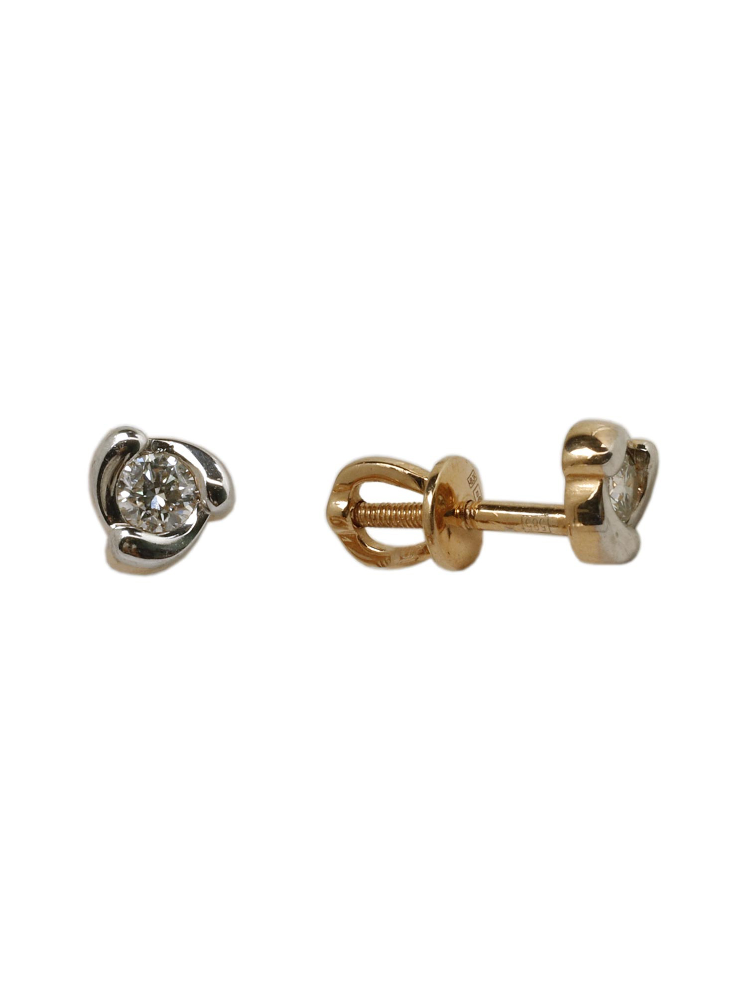 

Серьги из красного золота с бриллиантами Prima Exclusive 210-1-014, 210-1-014