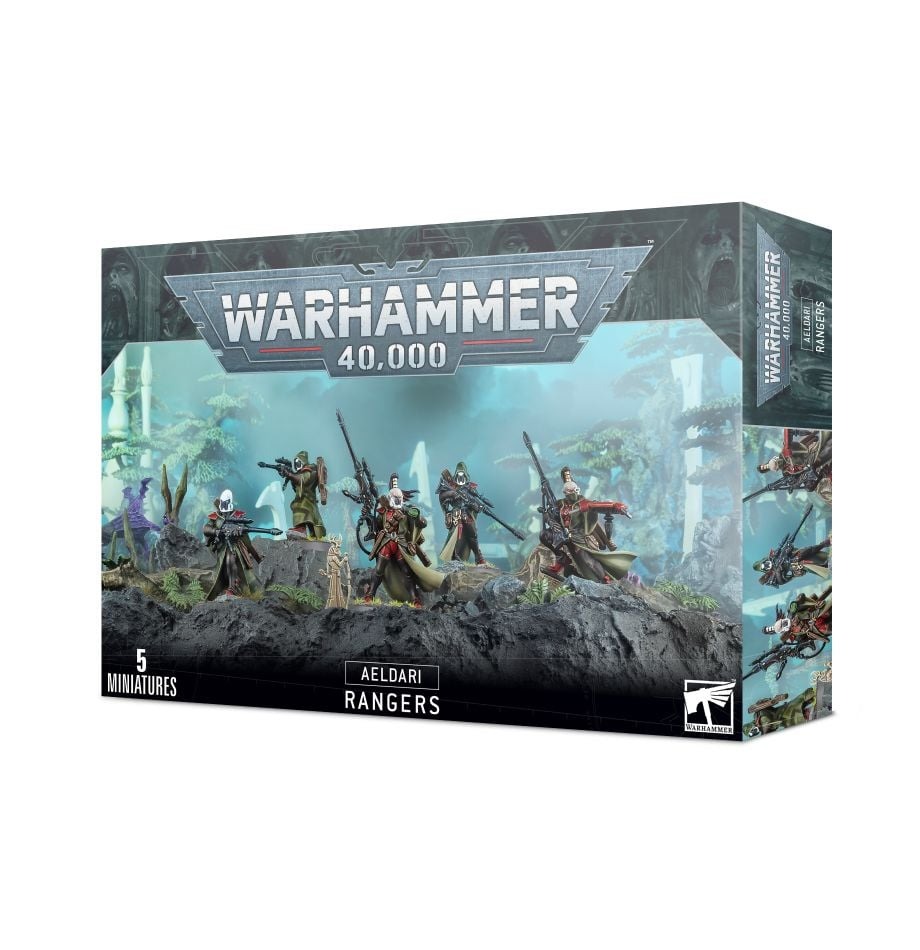 Миниатюры для игры Games Workshop Warhammer 40000: Aeldari - Rangers 46-29 тени вокруг трона историчекские миниатюры