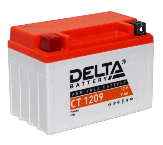 Аккумулятор DELTA Battery AGM 9 А/ч прямая L+ 150x86x108 EN135 А  CT 1209