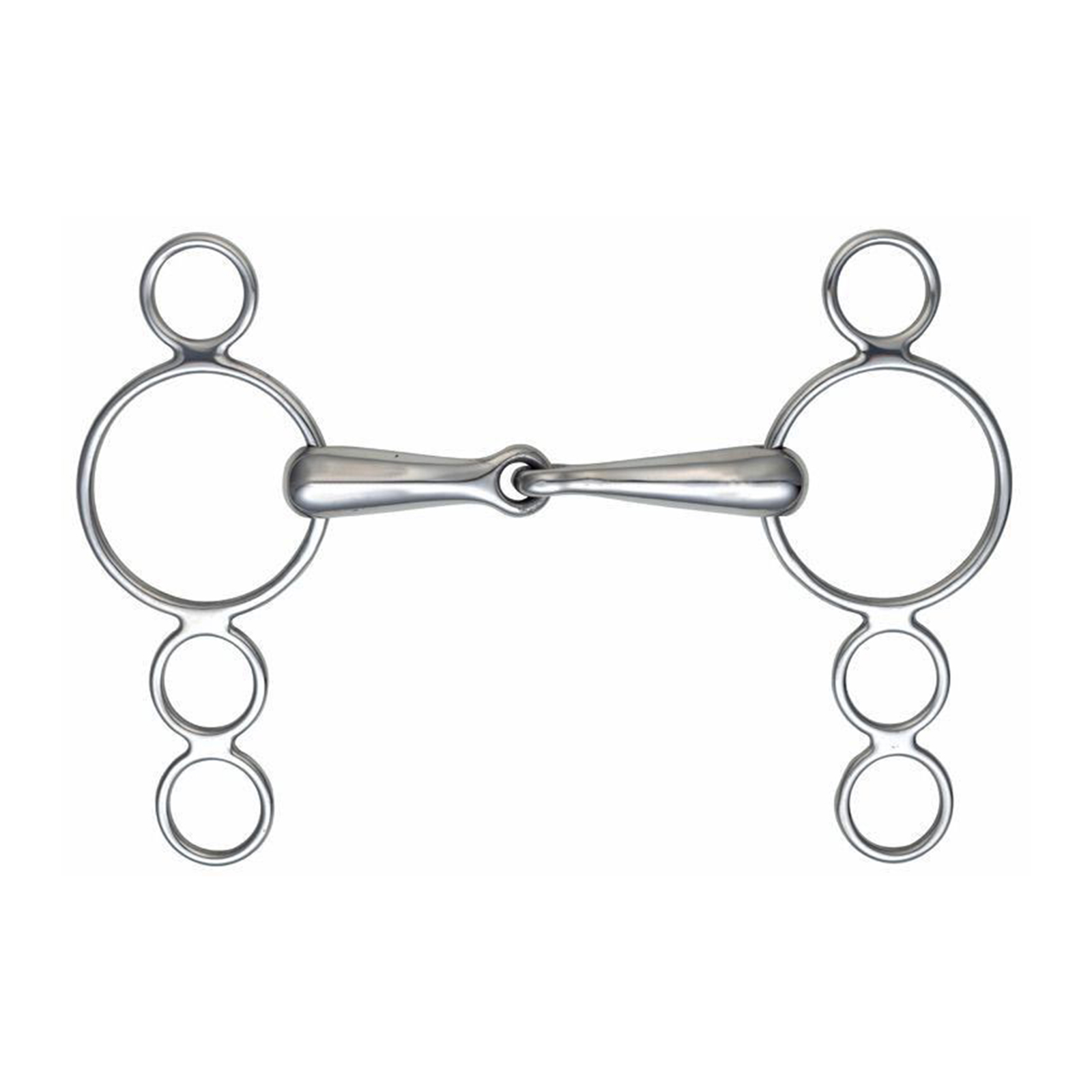 Трензель для лошади SHIRES Олимпийский с одним сочленением, 13.5 см