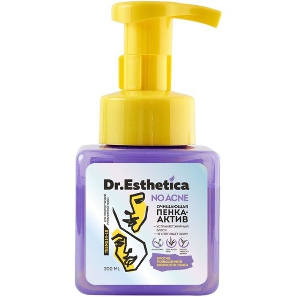 Dr Esthetica no acne Пенка-актив очищающая 200мл