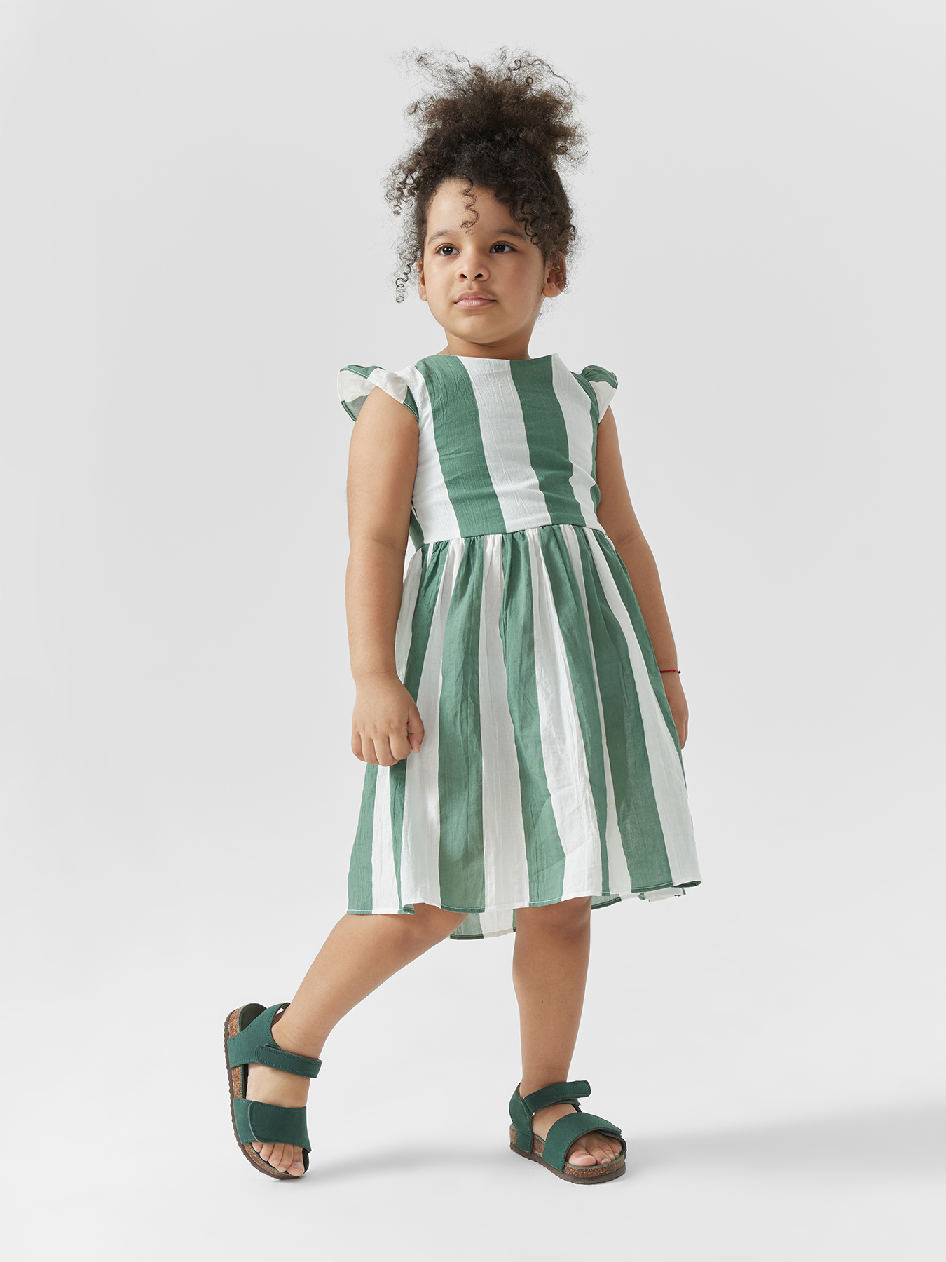 

Платье детское Happy Baby 88158, green-stripe, 86, Зеленый;белый, 88158