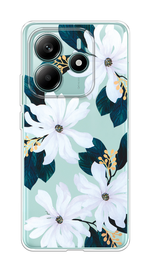 

Чехол на Xiaomi Redmi Note 14 4G "Delilah Flower", Зеленый;белый, 324150-1