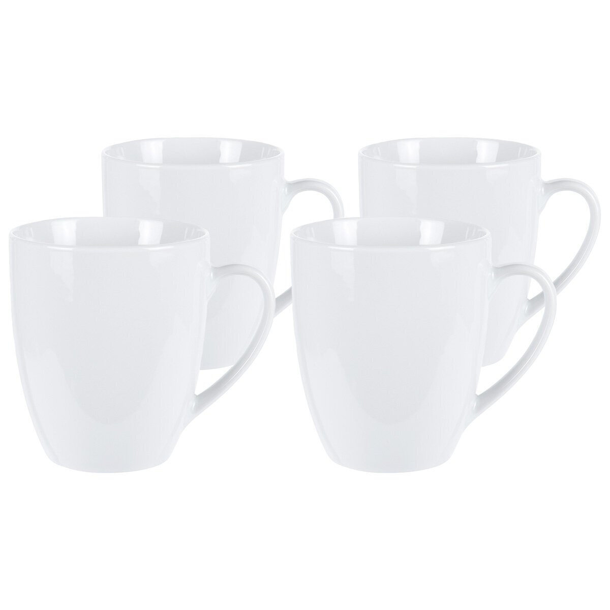 

Кружки Excellent Houseware 380 мл белые 4 шт