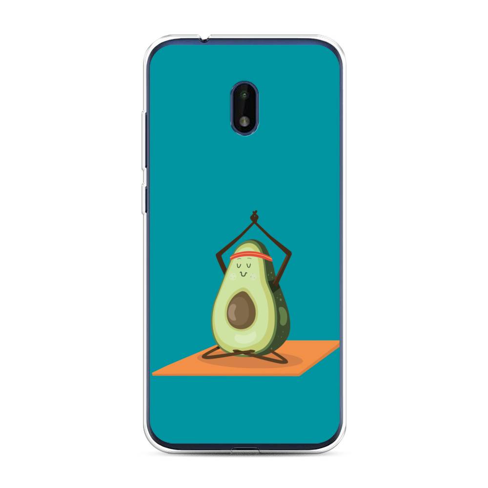 

Чехол на Nokia C1 Plus "Расслабься с авокадо", Голубой, 124650-6
