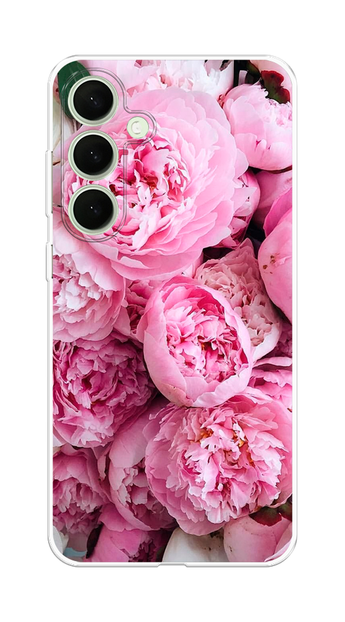 

Чехол на Samsung Galaxy S25 Plus Розовые пионы, Бежевый;розовый, 2110450-1