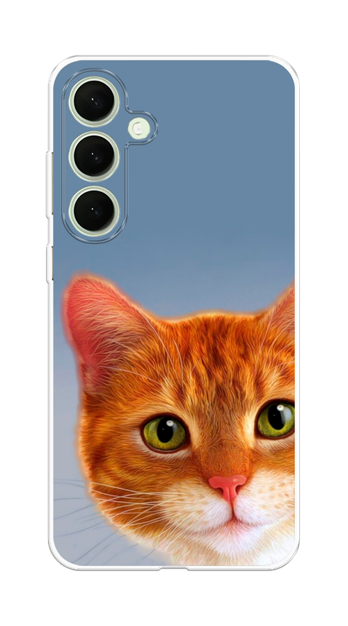 

Чехол на Samsung Galaxy S25 Plus Любопытный котик, Коричневый, 2110450-1
