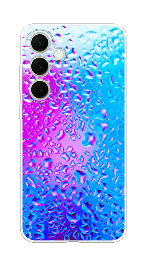 

Чехол на Samsung Galaxy S25 Plus Капли на стекле, Бирюзовый;розовый, 2110450-1