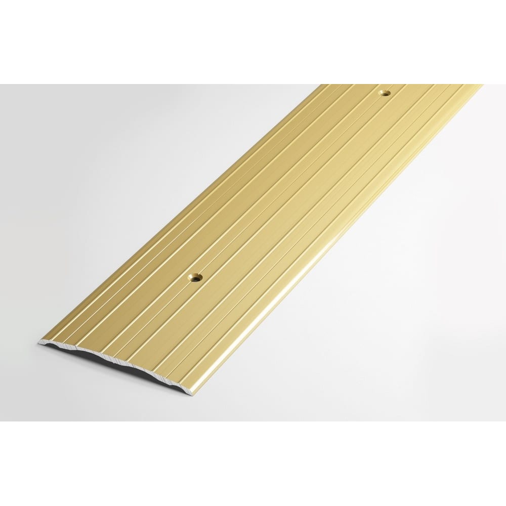 Лука Порог прямой алюминиевый 60мм, 0,9м, анодированый, золото 00000002803