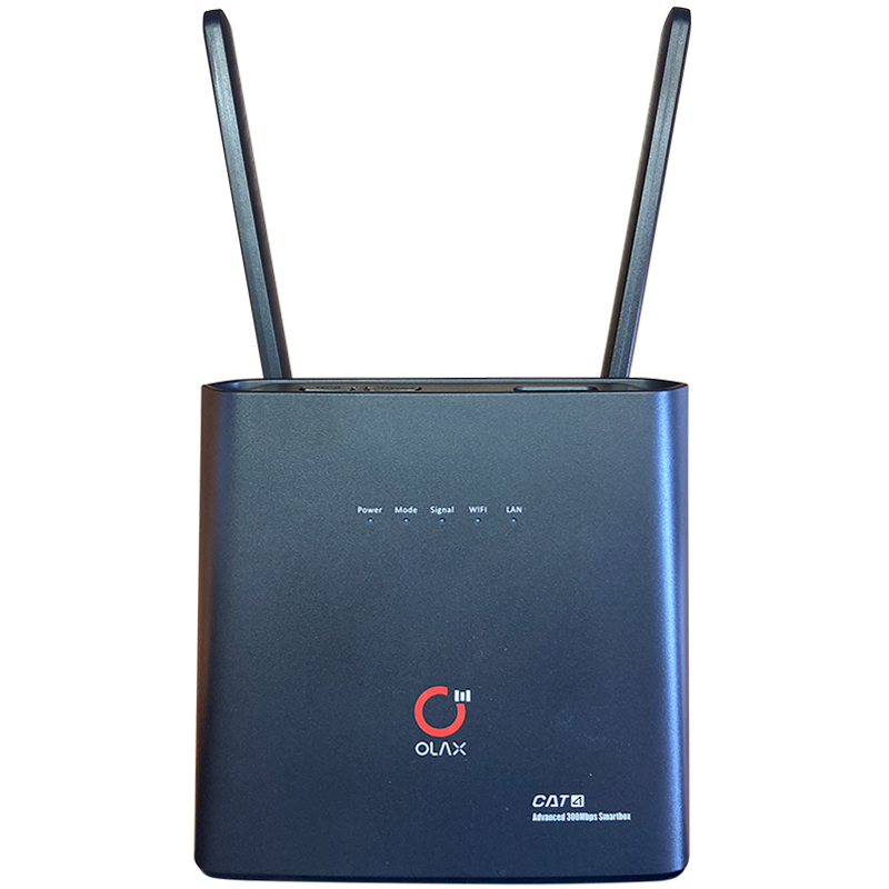 

Wi-Fi роутер Olax черный (router-olaxAX9-black-SG-sb), AX9PRO черный, АКБ 4000mAh, cat-4, до 300Мбит, сим карта в подарок