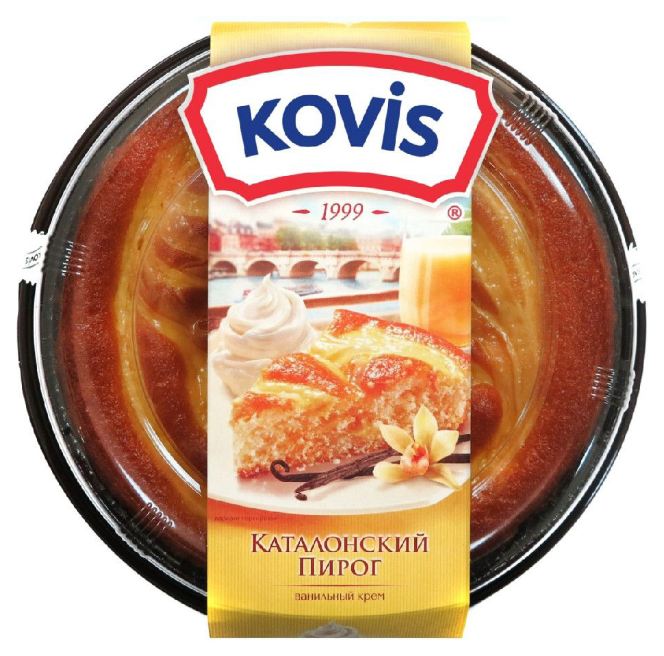 

Пирог Kovis Каталонский пирог Ванильный крем 400 г