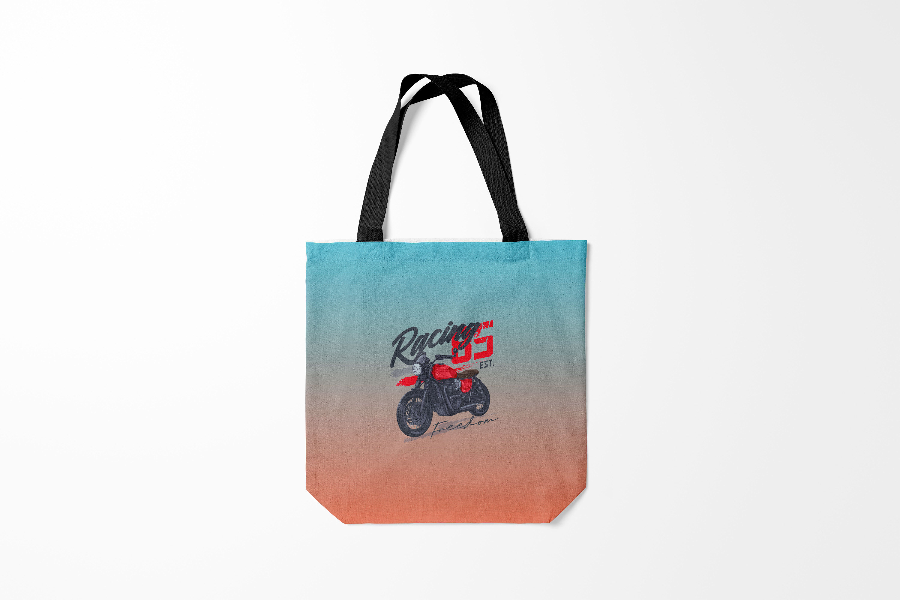 

Сумка шoппер унисекс Burnettie Мотокросс Racing 85, разноцветный, Мотокросс Racing 85