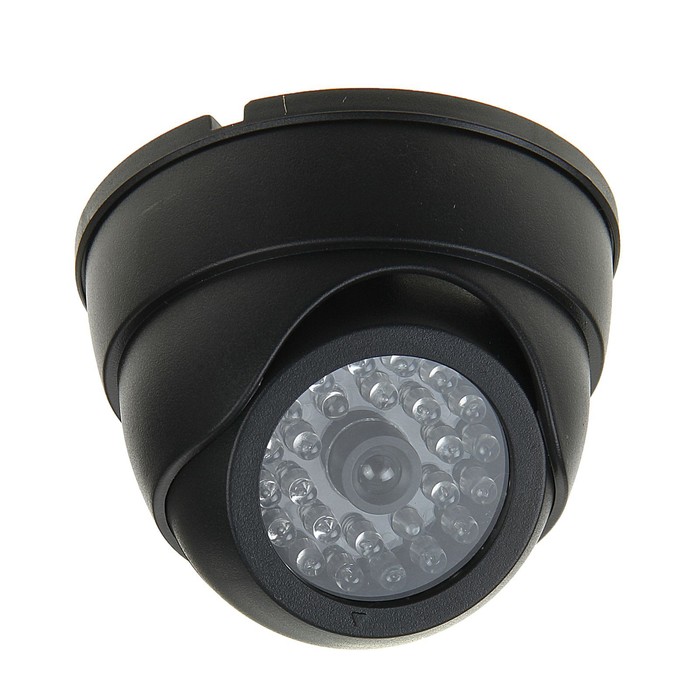 Муляж видеокамеры LuazON VM-4, со светодиодным индикатором, 2хАА (не в компл.), чёрный муляж видеокамеры luazon vm 2 со светодиодным индикатором серый