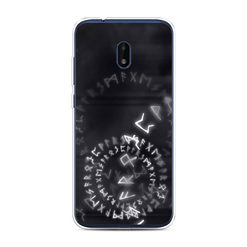 

Чехол на Nokia C1 Plus "Руны", Серый;черный, 124650-3