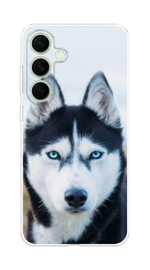 

Чехол на Samsung Galaxy S25 Plus Хаски 2, Синий;белый, 2110450-1