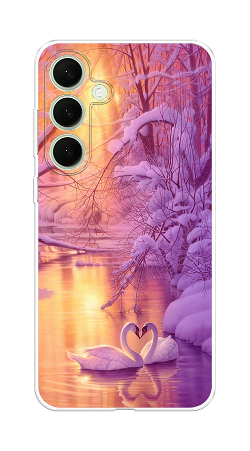 

Чехол на Samsung Galaxy S25 Plus Зима 1, Фиолетовый;желтый, 2110450-1