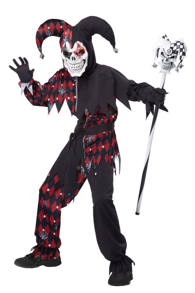 фото Костюм карнавальный california costumes зловещий шут детский р.l (10-12 лет)