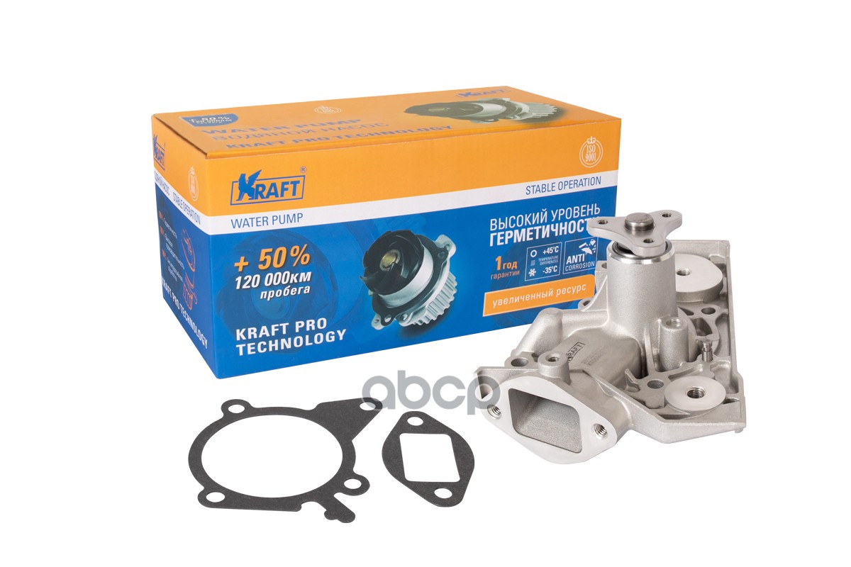 фото Помпа, водяной насос kia rio i (00-05) 1.5i, carens (02-06), spectra (0 kraft kt059411 kra