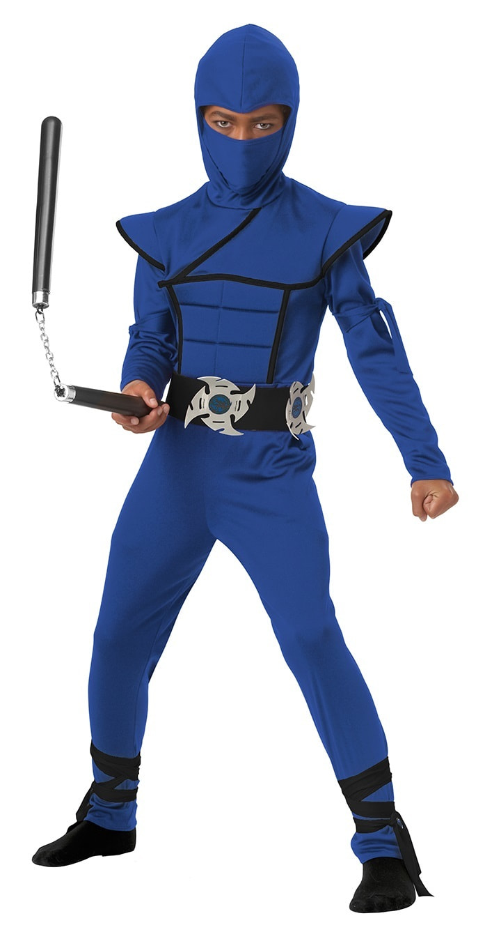 

Костюм карнавальный California Costumes невидимый Ниндзя (синий) детский р.L (10-12 лет), k00505