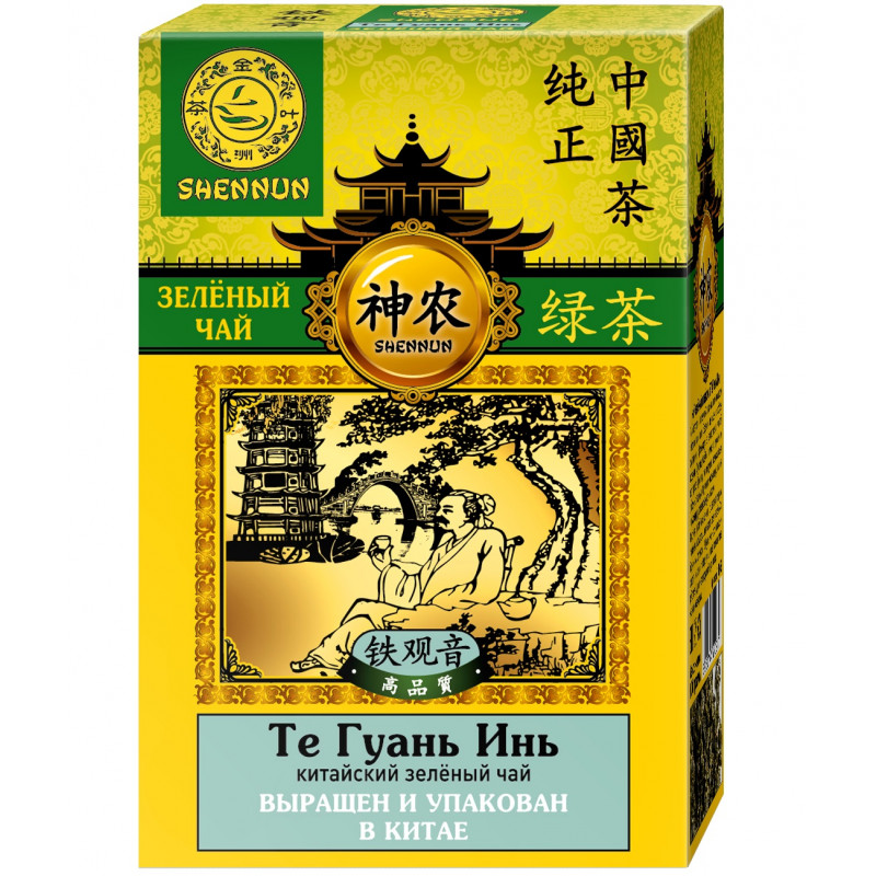 Чай Shennun Те Гуань Инь зеленый листовой 100 г