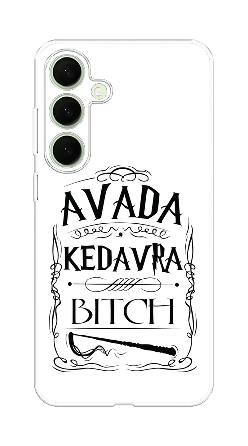 

Чехол на Samsung Galaxy S25 Plus Avada kedavra bitch, Белый;серый;черный, 2110450-1