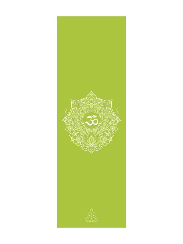 Коврик для йоги, фитнеса и пилатеса Dream Om Green Germany, 4,5 мм, зеленый