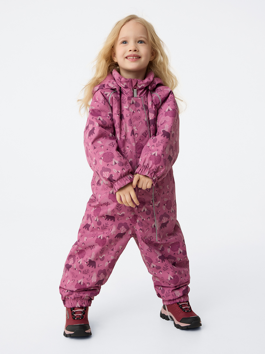 

Комбинезон Lassie Lauri для девочек, утеплённый, розовый, размер 092, 711033064580092, Lauri