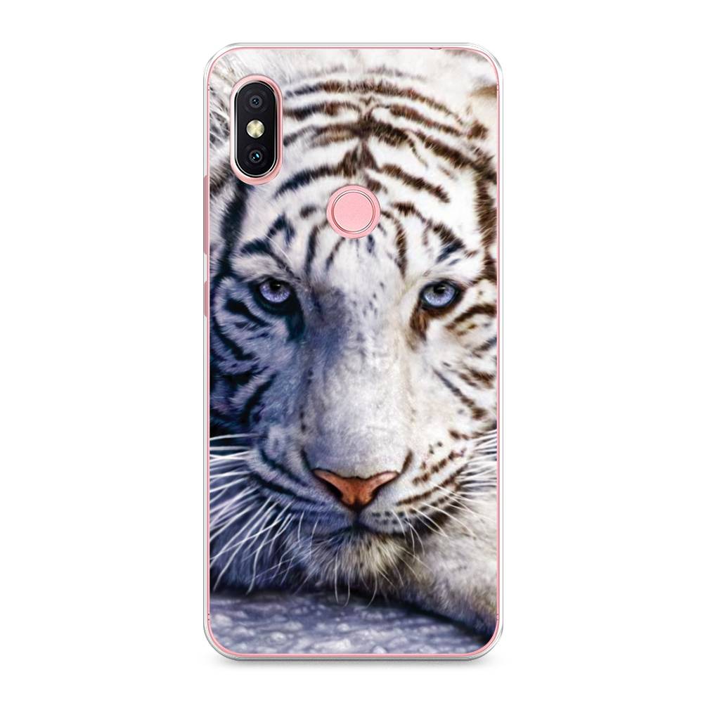 

Чехол на Xiaomi Redmi S2 (Redmi Y2) "Бенгальский тигр", Коричневый;белый, 33650-1