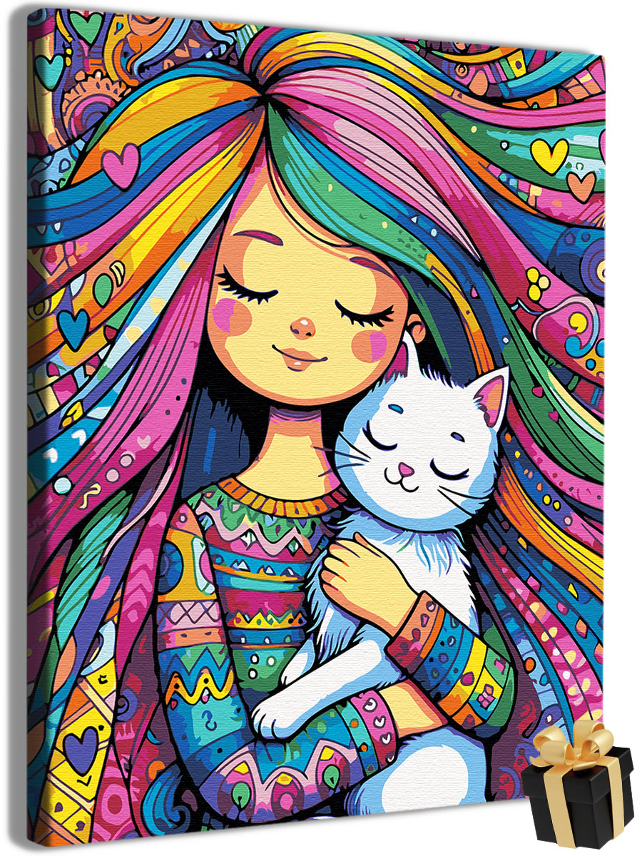 

Картина по номерам Арт-студия Unicorn Девочка N-2720 40x50 см, Девочка