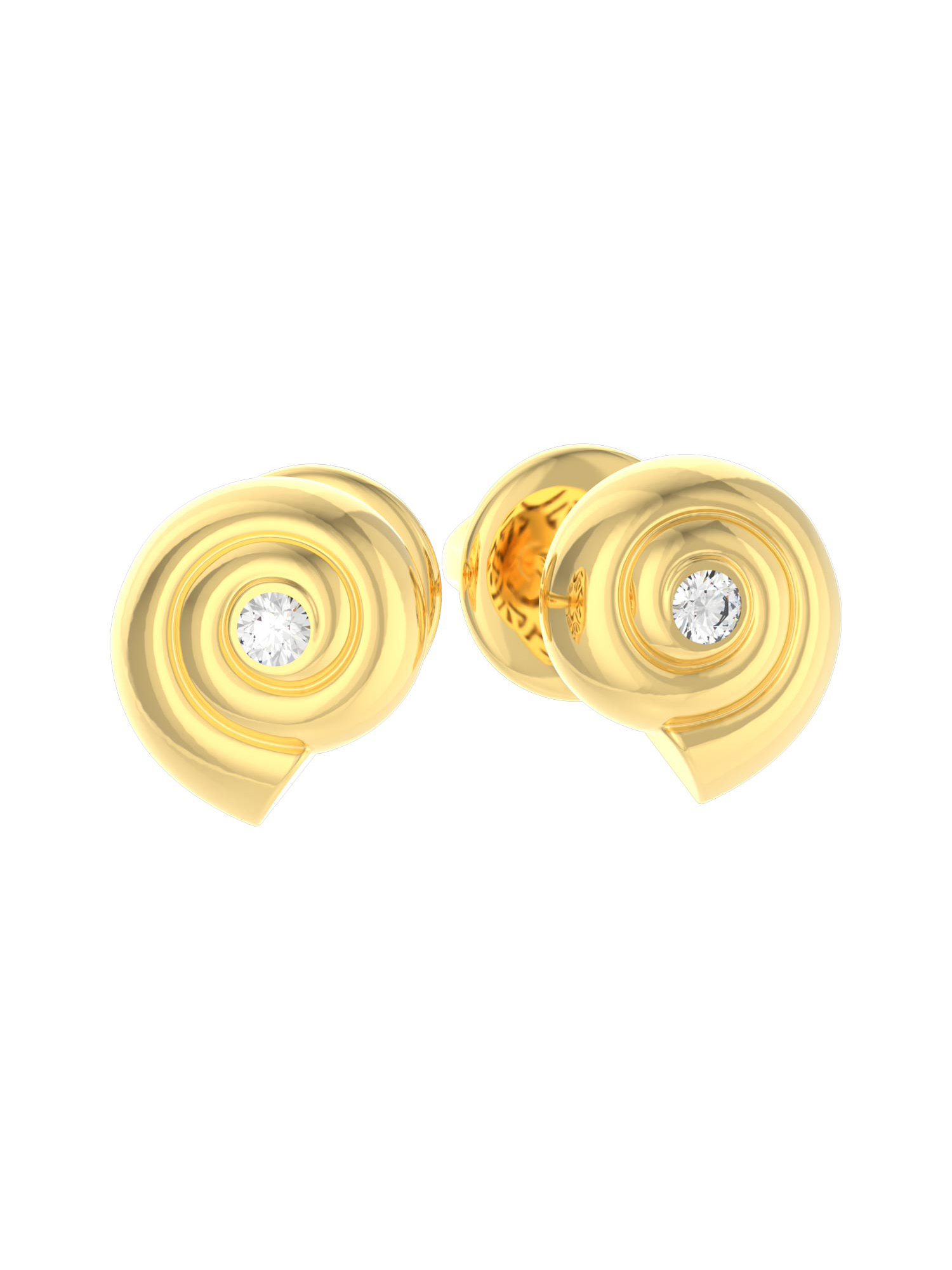 Серьги из желтого золота с бриллиантами Grant 9701827-gr