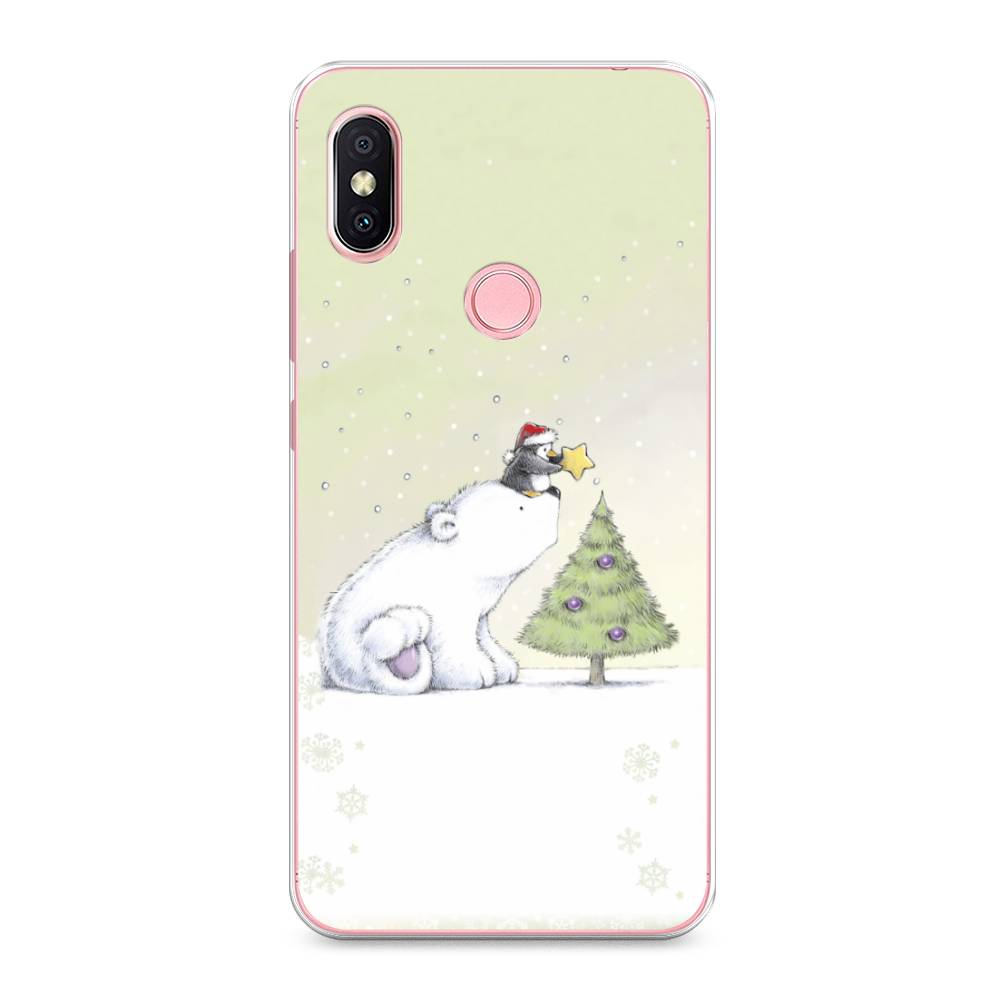 

Чехол на Xiaomi Redmi S2 (Redmi Y2) "Украшение елки", Белый;бежевый, 33650-5