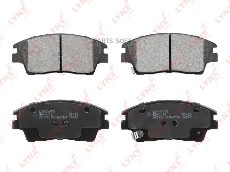 

Тормозные колодки LYNXauto передние дисковые BD4412