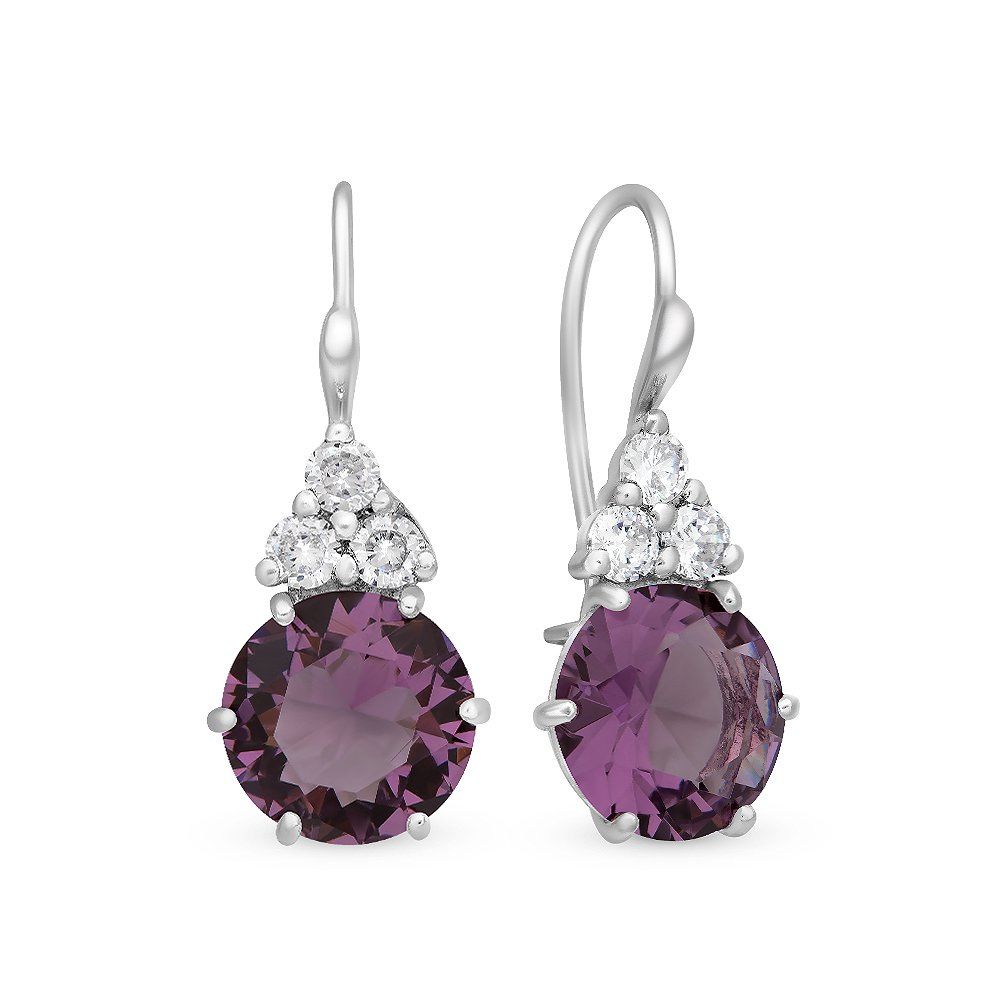 

Серьги из серебра с фианитом 585Gold 702007400, 702007400