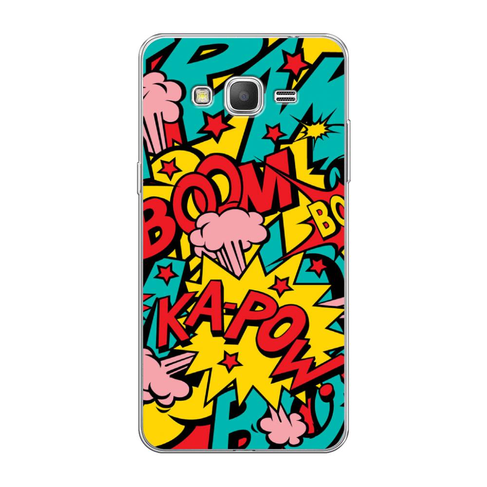 

Чехол Awog на Samsung Galaxy Grand Prime / Самсунг Grand Prime "Постер pop art", Голубой;желтый;красный, 21950-9