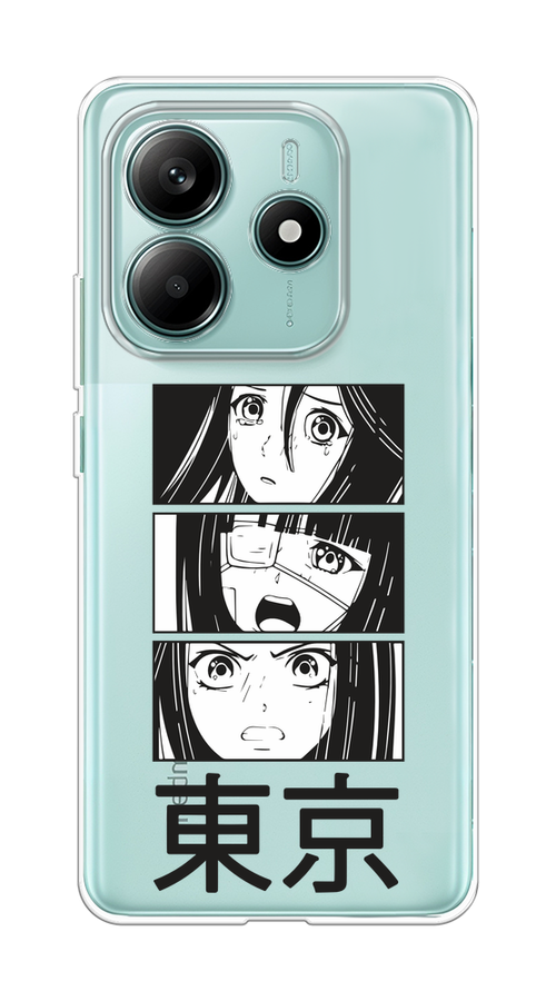 

Чехол на Xiaomi Redmi Note 14 4G "Tokyo girls", Белый;черный;прозрачный, 324150-1