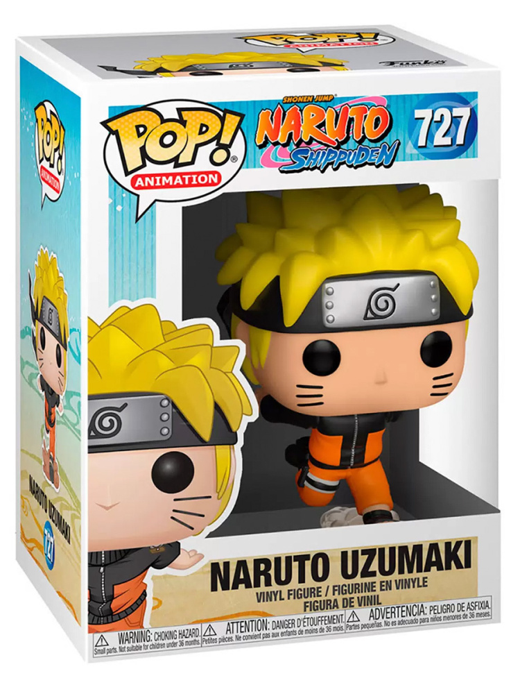 

Фигурка Funko POP! аниме ниндзя бегущий Наруто Узумаки №727 подставка 11,5 см