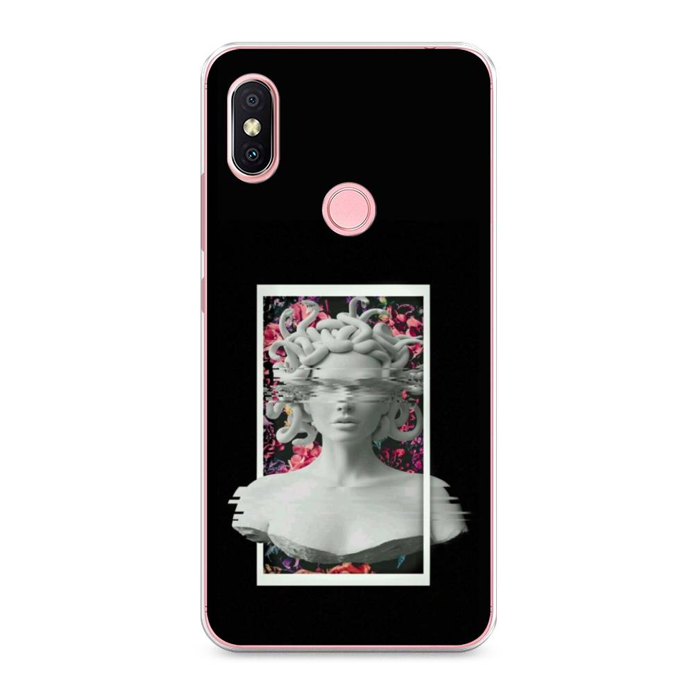 

Чехол на Xiaomi Redmi S2 (Redmi Y2) "Web Punk Медуза Горгона", Черный;серый, 33650-6