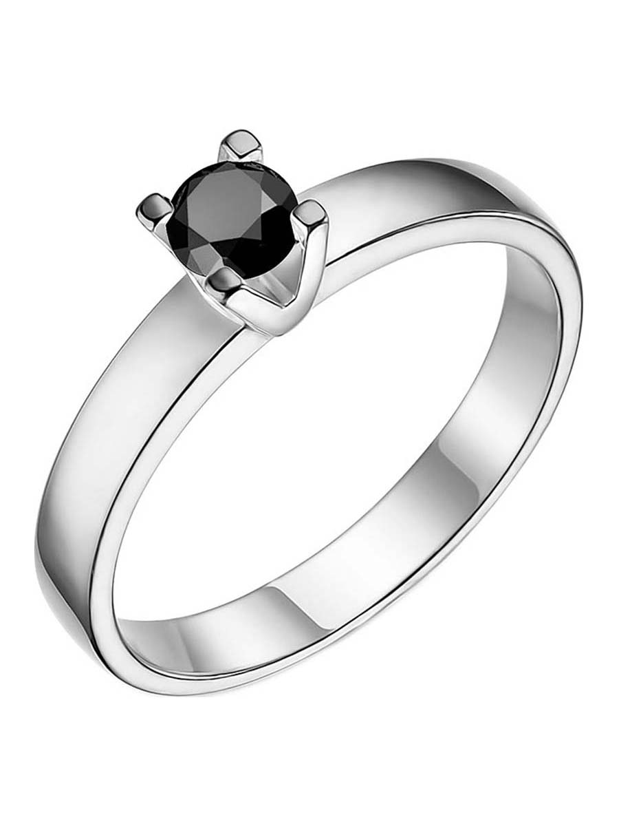 

Кольцо из белого золота с черным бриллиантом р. 16,5 Bellissima Tentazione K/449-205_16-5, K/449-205_16-5