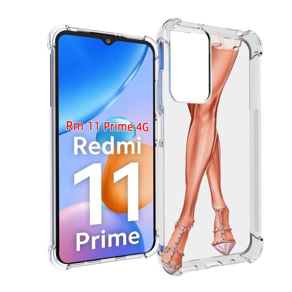 

Чехол MyPads Ножки для Xiaomi Redmi 11 Prime 4G, Прозрачный, Tocco