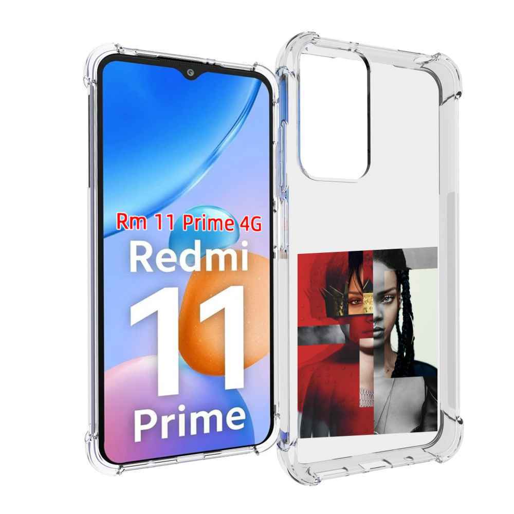 

Чехол MyPads Обложка-Рианна для Xiaomi Redmi 11 Prime 4G, Прозрачный, Tocco
