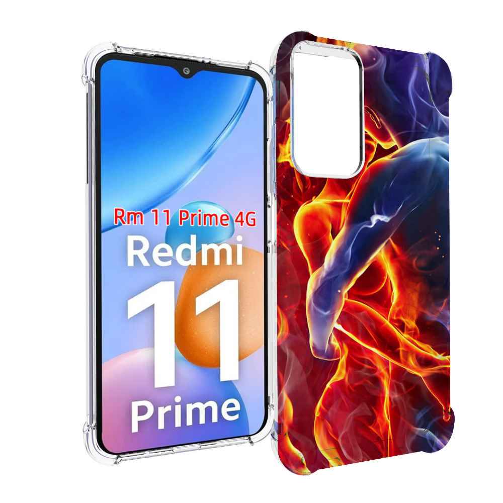 

Чехол MyPads Огонь-вода для Xiaomi Redmi 11 Prime 4G, Прозрачный, Tocco