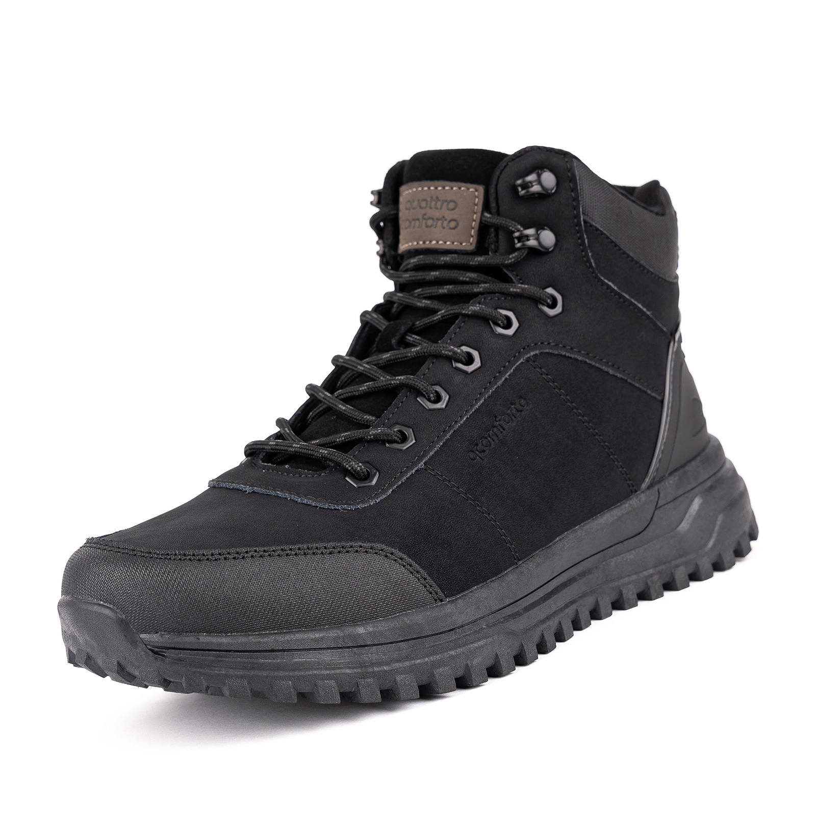 Ботинки мужские quattrocomforto 21420 (189) ZENDEN-001 черные 40 RU