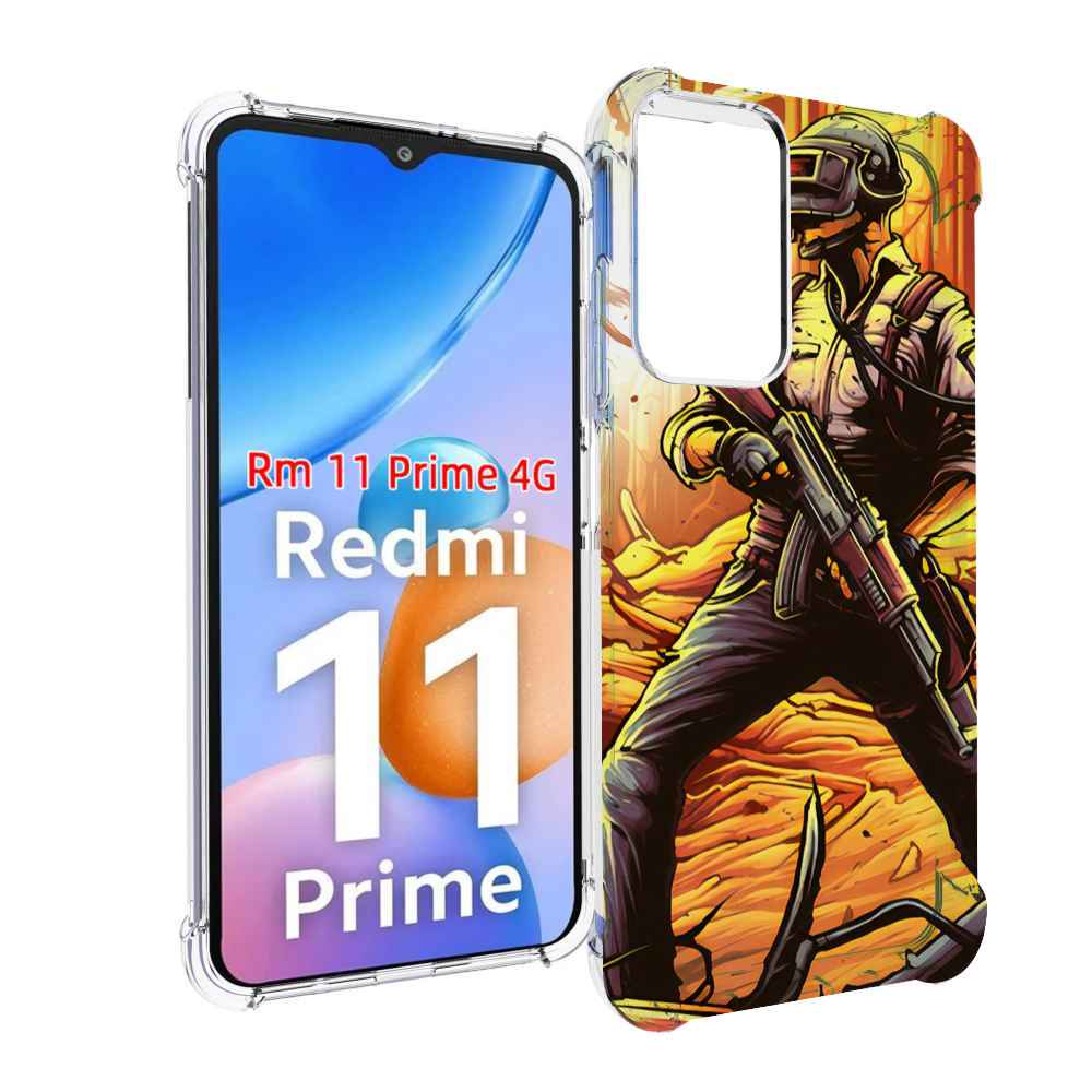 

Чехол MyPads Пабг для Xiaomi Redmi 11 Prime 4G, Прозрачный, Tocco