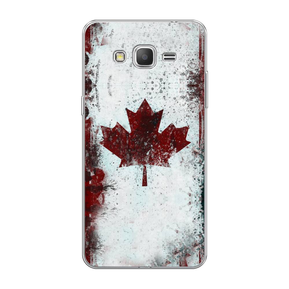 

Чехол Awog на Samsung Galaxy Grand Prime / Самсунг Grand Prime "Канада", Белый;красный;черный, 21950-5