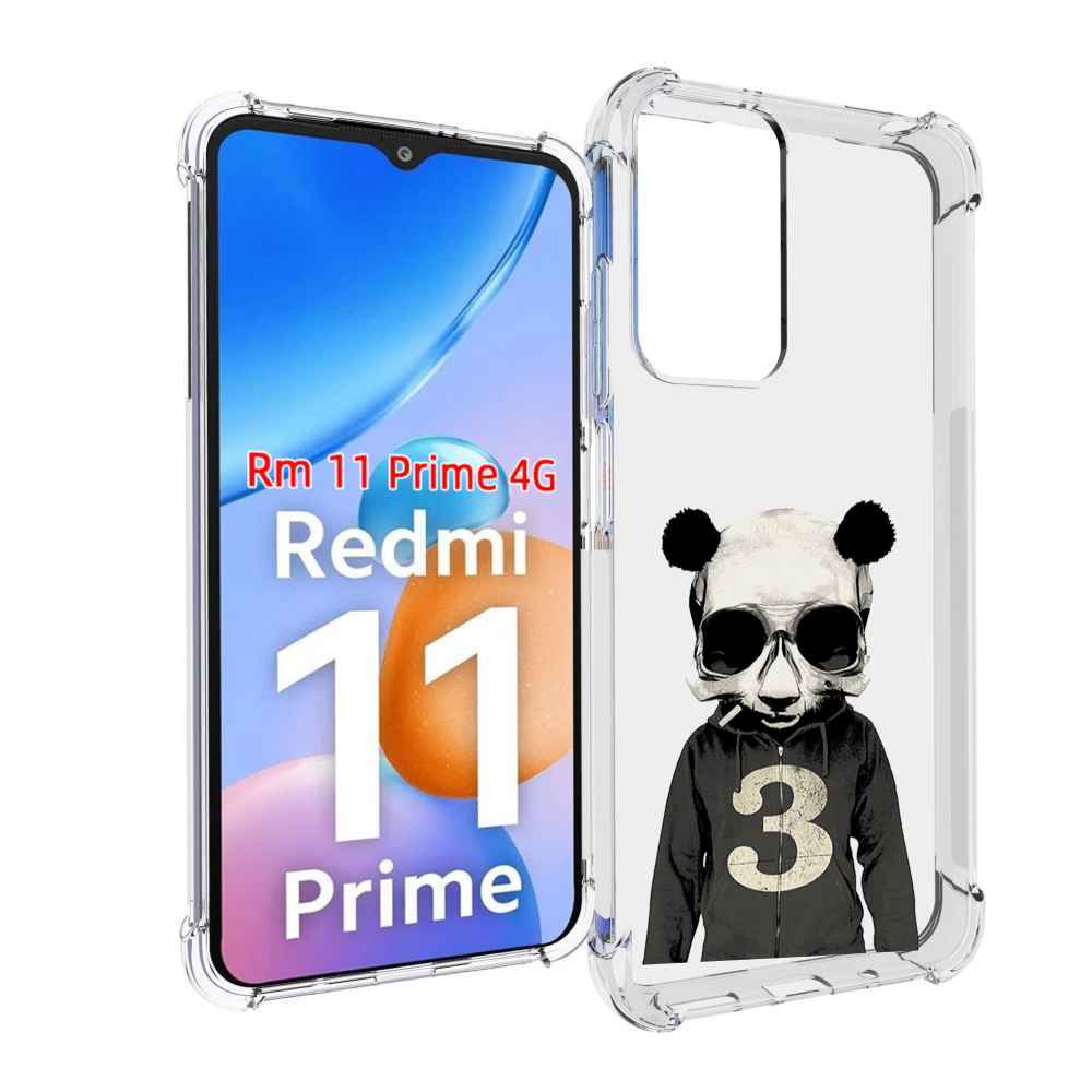 

Чехол MyPads Панда-в-костюме для Xiaomi Redmi 11 Prime 4G, Прозрачный, Tocco