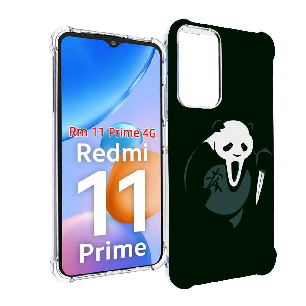 

Чехол MyPads Панда-крик для Xiaomi Redmi 11 Prime 4G, Прозрачный, Tocco
