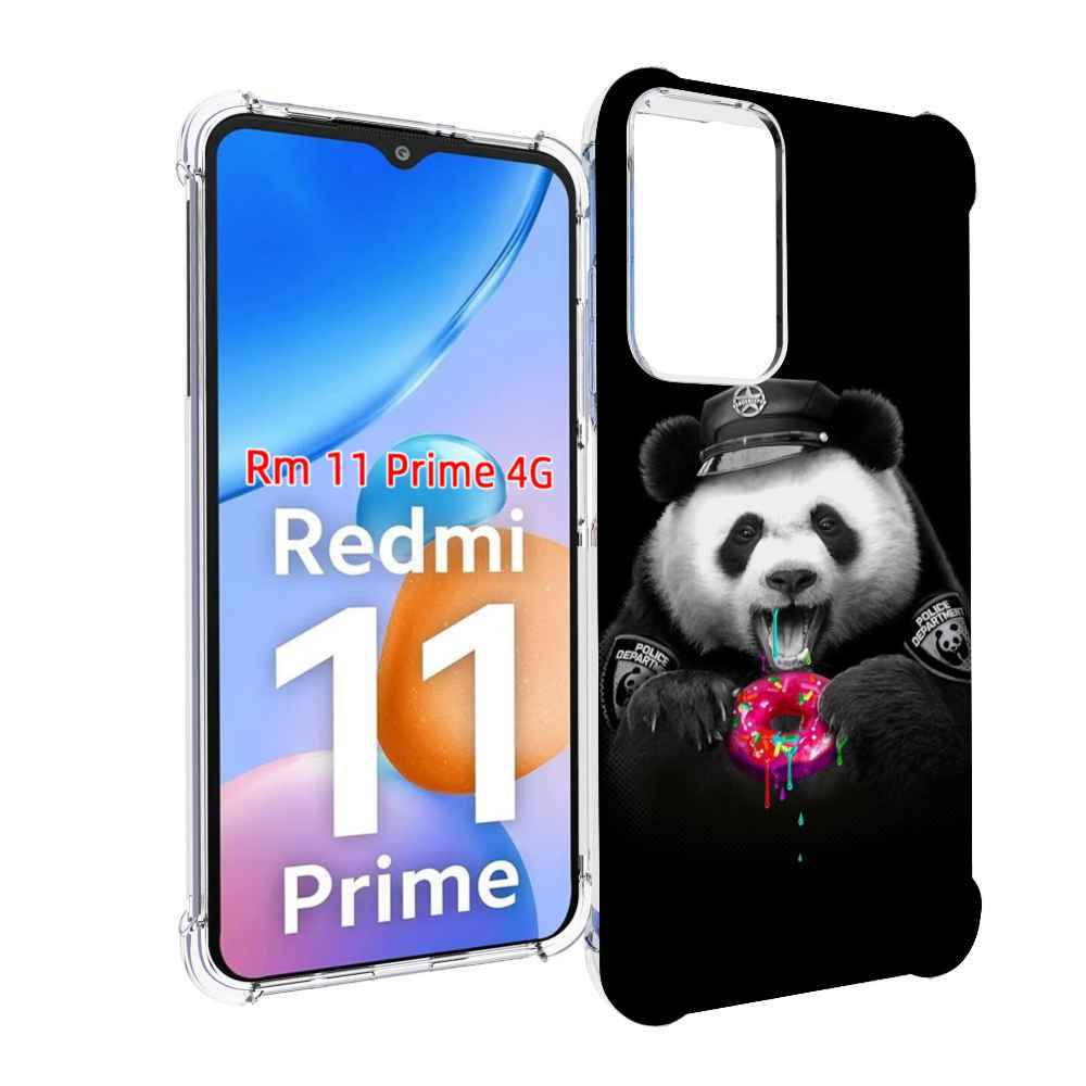 

Чехол MyPads Панда-с-пончиком для Xiaomi Redmi 11 Prime 4G, Прозрачный, Tocco