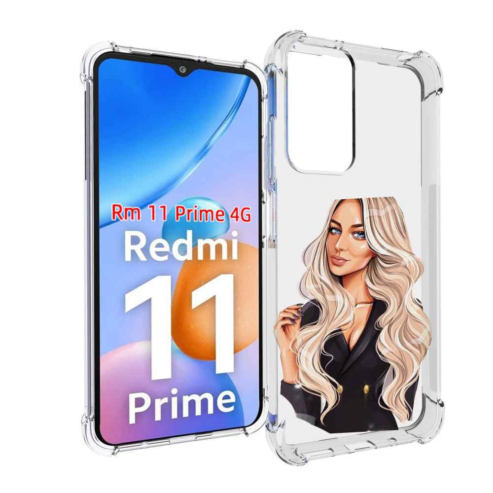 Чехол MyPads Платье-пиджак женский для Xiaomi Redmi 11 Prime 4G