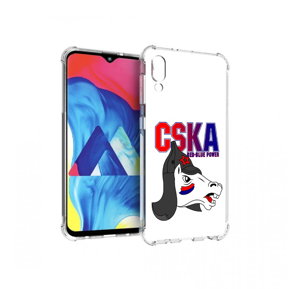 

Чехол MyPads Tocco для Samsung Galaxy M10 ФК ЦСК лошадка россия (PT128878.532.179), Прозрачный, Tocco